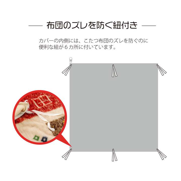 こたつ布団カバー正方形撥水こたつ布団カバーこたつこたつカバー北欧柄おしゃれ洗える北欧洗濯かわいい195×195こたつ掛け布団カバー