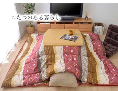 こたつ布団セットこたつ布団セット正方形厚手洗えるおしゃれ掛敷セット洗濯こたつ和柄うさぎかわいい掛け布団205×205こたつ敷き布団190×190