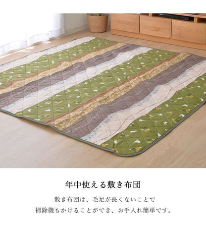 こたつ布団セットこたつ布団セット正方形厚手洗えるおしゃれ掛敷セット洗濯こたつ和柄うさぎかわいい掛け布団205×205こたつ敷き布団190×190