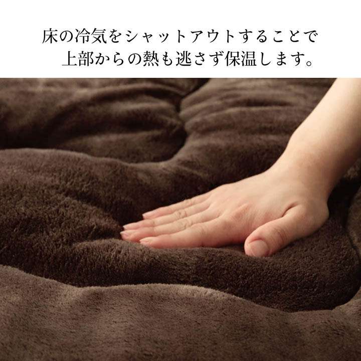 ラグこたつ敷布団厚手冬用こたつ敷布団冬3畳190×240洗える滑り止めおしゃれ撥水カーペット防音長方形極厚無地こたつ敷布団