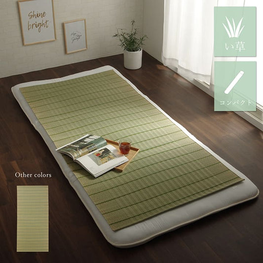 敷きパッドシングル夏寝ござい草国産寝具シーツ敷パッドクールおしゃれ春ずれない置くだけさらさらコンパクト敷きマット小さい日本製通年オールシーズン汗敷きパットマットレスベッド春夏冬