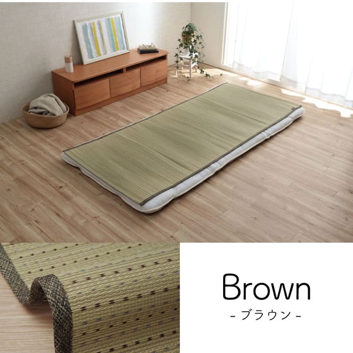 敷きパッドシングル夏寝ござい草ゴム寝具シーツ敷パッドクールおしゃれ90×200春ずれない置くだけさらさらコンパクト小さめ敷きマット通年オールシーズン汗敷きパットマットレスベッド春夏冬