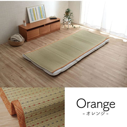 敷きパッドシングル夏寝ござい草ゴム寝具シーツ敷パッドクールおしゃれ90×200春ずれない置くだけさらさらコンパクト小さめ敷きマット通年オールシーズン汗敷きパットマットレスベッド春夏冬
