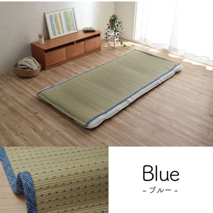 敷きパッドシングル夏寝ござい草ゴム寝具シーツ敷パッドクールおしゃれ90×200春ずれない置くだけさらさらコンパクト小さめ敷きマット通年オールシーズン汗敷きパットマットレスベッド春夏冬