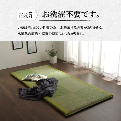 座布団長座布団厚手ごろ寝クッション大きいロングマット日本製横長床置きお昼寝リビングい草おしゃれ長い座る用和風20090長方形国産寝れるテレビパソコンソファ床に座るリラックス読書厚め