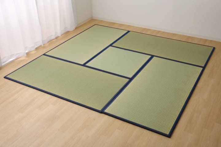 置き畳国産フローリング4畳半セット床暖房対応ユニット畳い草畳日本製防音ジョイントおしゃれいぐさ厚手82cm縁ありサイズペット正方形モダン敷くだけ賃貸団地diy見切りインテリア組み合わせ