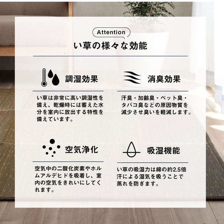 い草ラグラグいぐさ4畳滑り止めウレタン厚手裏貼りい草カーペット夏用い草カーペットクッションおしゃれ抗菌防臭夏長方形グラデーションラグマットカバー拭けるペットオールシーズン通年涼しい