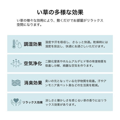 い草ラグカーペットいぐさ3畳裏貼り格子柄滑り止めペットい草カーペットラグ夏用い草和畳おしゃれ抗菌防臭夏長方形天然素材ござラグマットカバー拭けるペットオールシーズン通年涼しい