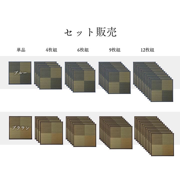 置き畳国産フローリング床暖房対応ユニット畳い草6枚セット畳日本製防音ジョイントおしゃれいぐさ厚手82cm縁ありサイズペット正方形ござモダン敷くだけ賃貸団地diy見切りインテリア組み合わせ