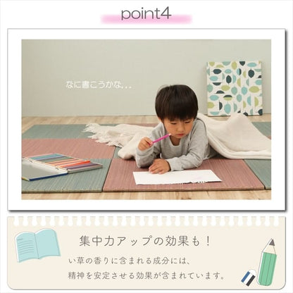 置き畳フローリング60×60サイズ4枚セット床暖房対応ユニット畳い草畳約2畳おしゃれいぐさ厚手12mm60ペット防音彩滑り止め正方形モダン敷くだけ賃貸団地diy見切りインテリア組み合わせ
