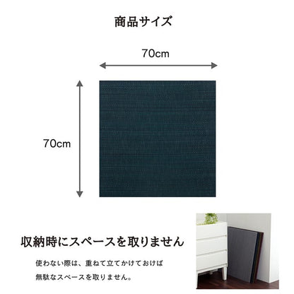 置き畳フローリング70×70サイズ6枚セット床暖房対応ユニット畳い草畳約3畳彩カラーおしゃれいぐさ厚手70ペット防音滑り止め正方形防炎モダン敷くだけ賃貸団地diy見切りインテリア組み合わせ