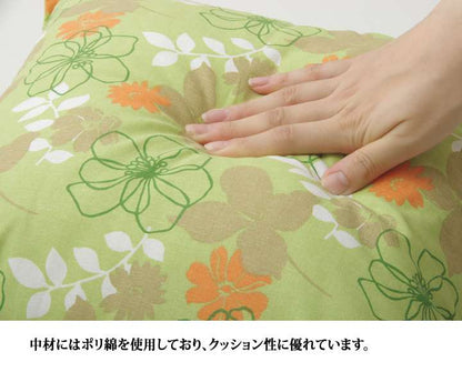 クッション45×45おしゃれ洗える枕花正方形ソファ洗濯子供大きい北欧子供部屋ふわふわリビング45厚手かわいい四角まくら