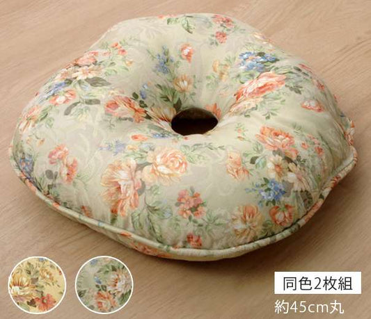 座布団クッション円座円座クッション椅子用花洗えるおしゃれ産後45円座痔腰痛椅子座る用洗濯お尻丸形枕オフィス車