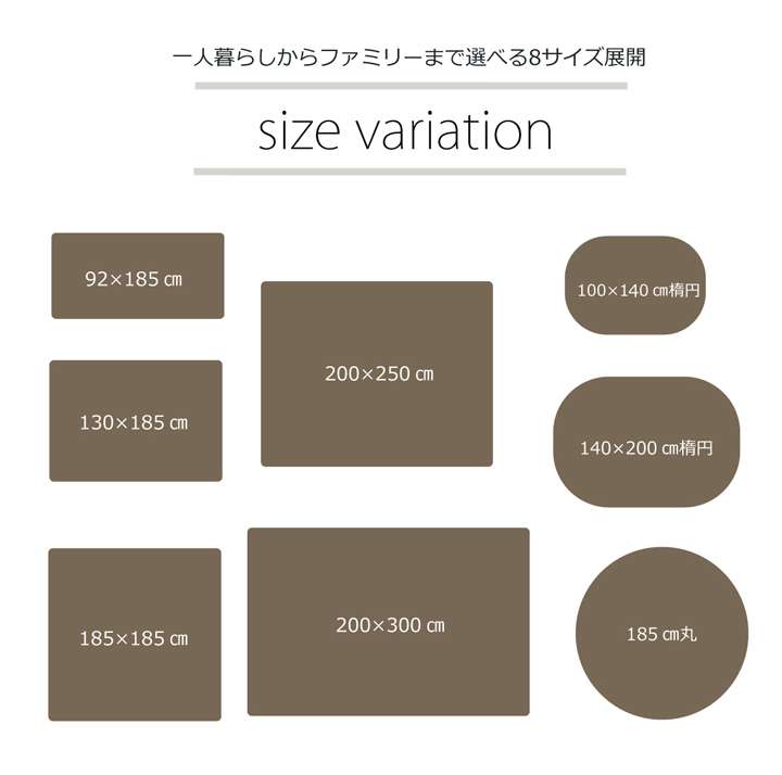 ラグカーペット円形丸シャギー2畳低反発厚手洗濯シャギーラグおしゃれ洗える丸形絨毯ラグマット滑り止め140×200