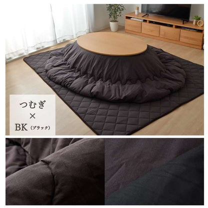 こたつ布団楕円綿無地シンプル和風こたつ掛け布団北欧おしゃれ布団厚掛け丸185×225洗えるコタツ布団かわいい暖かい洗濯ふわふわ厚手