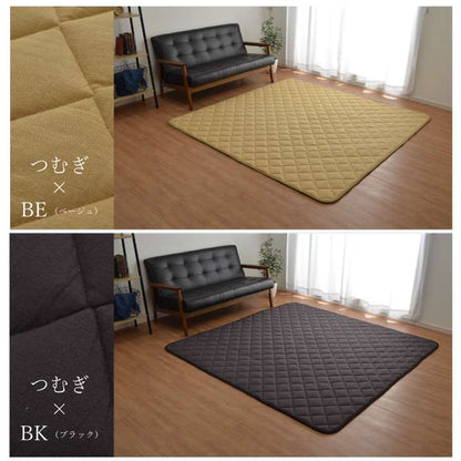 ラグキルトラグ洗える綿4畳冬用厚手こたつ敷布団こたつ敷布団冬190×290キルトおしゃれ滑り止めカーペット和風長方形ラグマット