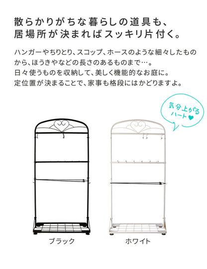 ガーデンツールスタンドITS1400送料無料収納スチール製DIYガーデニングガーデンファニチャー園芸傘立て工具ほうき立てガーデン収納工具立てモップ立てスリムスタンド物入れフック