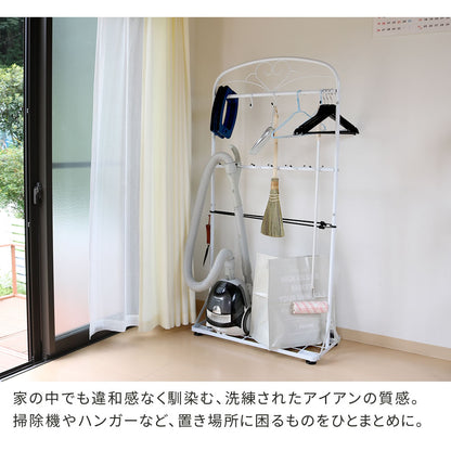 ガーデンツールスタンドITS1400送料無料収納スチール製DIYガーデニングガーデンファニチャー園芸傘立て工具ほうき立てガーデン収納工具立てモップ立てスリムスタンド物入れフック
