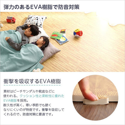 ジョイントマット大判厚手床暖房対応木目調60cmプレイマット防水防音木目防音マット子供マットジョイントフロアマットホワイトリビングおしゃれペット赤ちゃん北欧ラグベビーマットカーペット撥水1センチベビー24枚4.5畳滑らない洗える