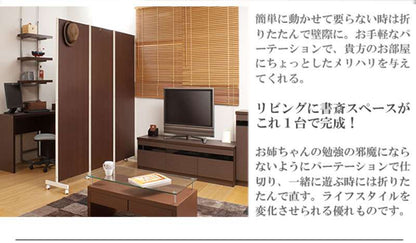 パーテーション3連キャスターオフィス間仕切りパーティションおしゃれ衝立スリム折りたたみ自立目隠し仕切り事務所木目190