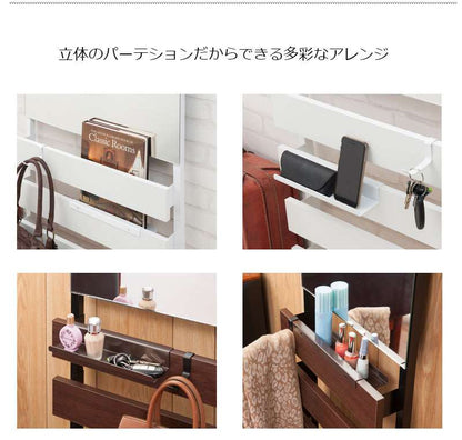 突っ張り立体ラック専用プレート棚2枚組衝立事務所オフィス仕切りラダーラックパーティション日本製突っ張りパーティションつっぱりパーテーション
