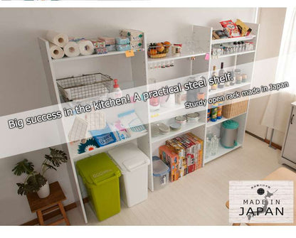 ラックシェルフ棚日本製木製幅60奥行30オープンラックキッチン薄型おしゃれ収納キッチンラックランドリースチール北欧スリム
