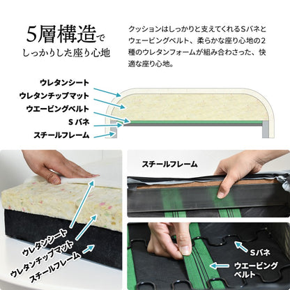 オットマンヴィンテージカジュアルスチールW560×D430×H420（mm）スツールチェア背もたれなしソファー一人掛けソファー1人掛けソファカバー掛替替えカバーブラウングリーングレーブルーコーデュロイ
