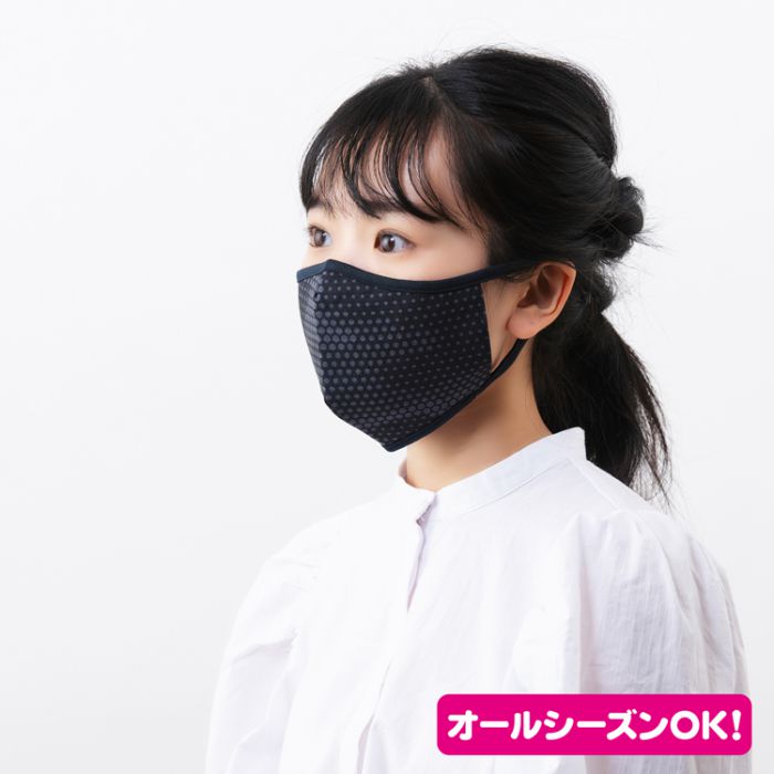 マスク洗える日本製3d使い回し男女兼用花粉立体洗濯布国産抗菌防臭男性女性ウイルスドット息がしやすい大人大きめ3枚セット痛くならない布マスクメンズレディース楽冬夏春秋冬花粉症おしゃれ