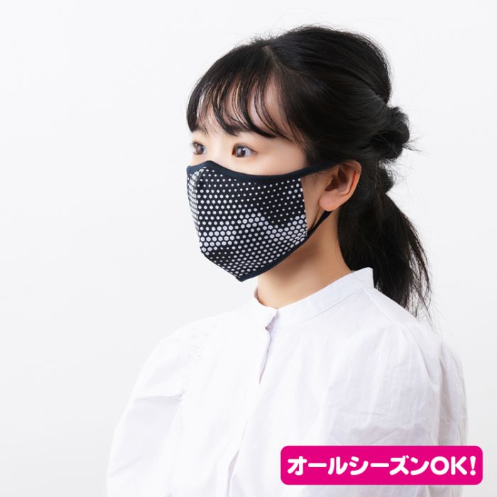 マスク洗える日本製3d使い回し男女兼用花粉立体洗濯布国産抗菌防臭男性女性ウイルスドット息がしやすい大人大きめ3枚セット痛くならない布マスクメンズレディース楽冬夏春秋冬花粉症おしゃれ