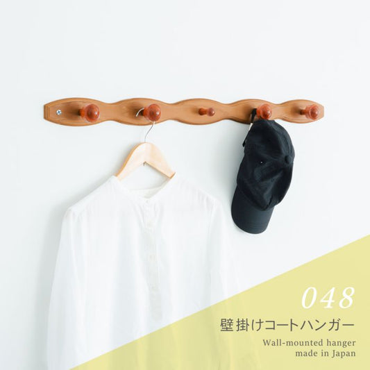 コートハンガー壁掛け木製5連玄関北欧子供スリム日本製壁キッズウォールハンガーフック壁付け狭い頑丈コンパクト収納木洋服おしゃれ壁掛けハンガー壁掛けフックハンガー洋服掛けコートカバン