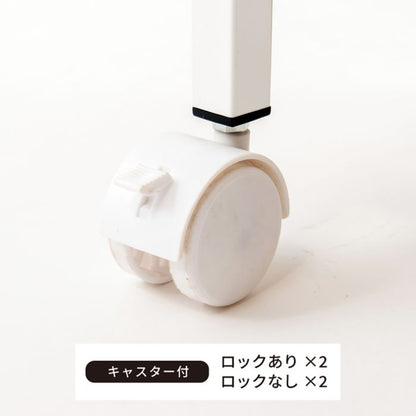 サイドワゴンラックキャスター付き木製2段スリムワゴン薄型スチールデスクローコンパクトデスクワゴン収納a4オフィスおしゃれシェルフヴィンテージテーブル低め移動アイアンデスク横