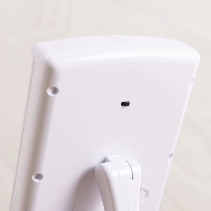 鏡ミラー卓上三面鏡拡大鏡ライト付きled折りたたみ角度調整四角シンプル姿見卓上ミラーコンパクト化粧メイク小さいスタンドおしゃれ卓上鏡ライト折り畳みミニ女優ミラー小さい軽量白黒