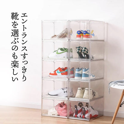 マルチクリアボックス2個セットW360×D270×H225mmマルチクリアボックス2個セットコレクションケースディスプレイケース全面クリア360度透明