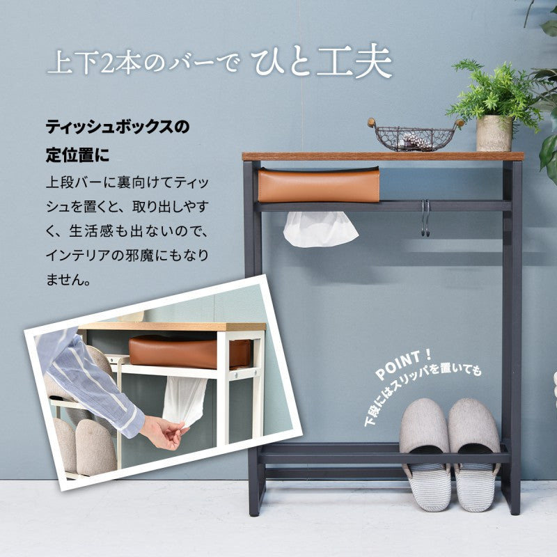 メラミンコンソールテーブルW60W600×D200×H800mmスリムテーブルハイテーブルカウンター飾り棚エントランステーブル玄関テーブル玄関収納玄関テーブル玄関デスクサッカーボール収納ボール収納インテリアテーブル