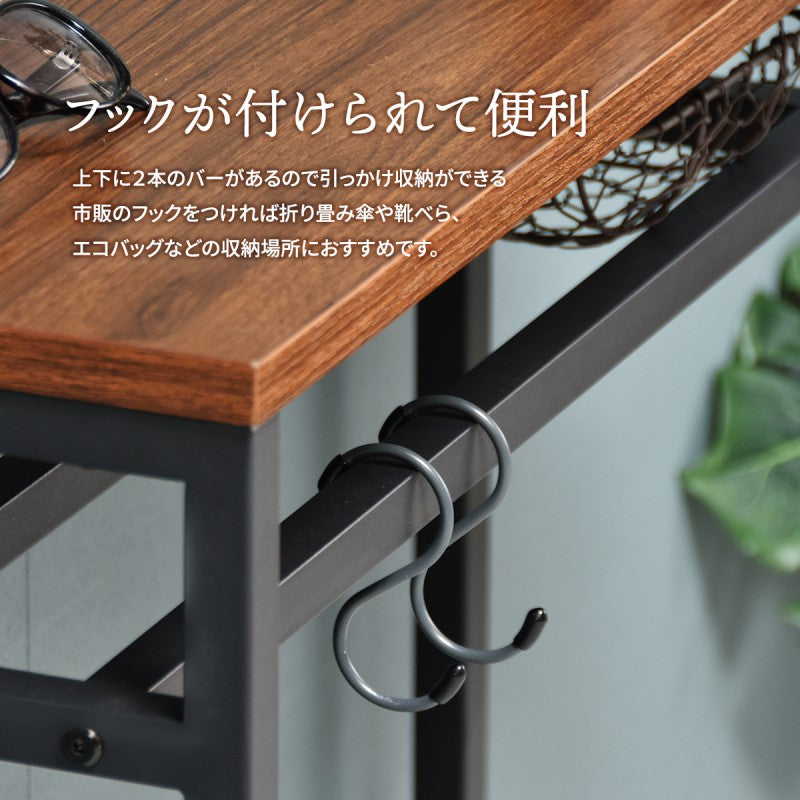 メラミンコンソールテーブルW60W600×D200×H800mmスリムテーブルハイテーブルカウンター飾り棚エントランステーブル玄関テーブル玄関収納玄関テーブル玄関デスクサッカーボール収納ボール収納インテリアテーブル