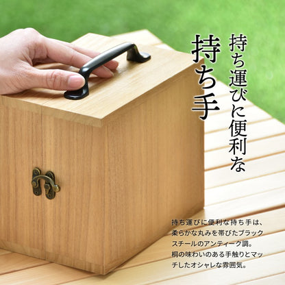 アウトドアスパイスボックスW180×D130×H179mm（取っ手含む）OUTDOORキャンプ映えハイキングピクニックキャンプキャンプめしキッチン収納木製ラック
