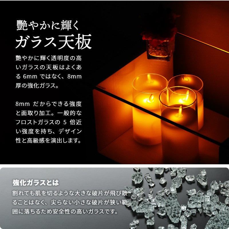サイドテーブル収納ソファベッドガラスナイトテーブル木製ソファーテーブルリビング40cm棚モダンテーブルコンパクト木目ガラステーブルおしゃれソファーテーブルスリム小型寝室低めミニウッド2way玄関