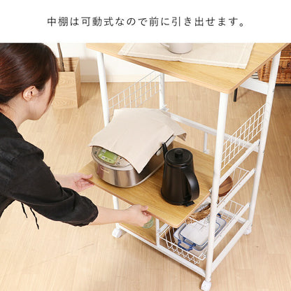 レンジ台キッチンワゴンレンジボード