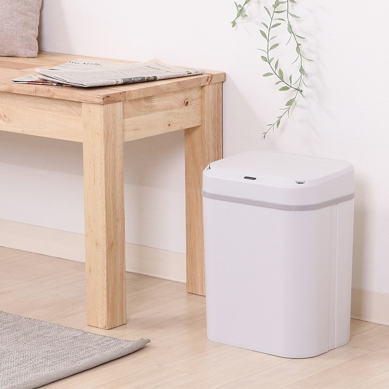 ゴミ箱ごみ箱ふた付きセンサー自動開閉おしゃれ12l丸型長方形自動開閉全自動開閉式ダストボックスごみばこ12リットル洗面所小さい臭わない蓋付き省スペースリビングコンパクト12Lかわいい中身見えない室内スリム一人暮らし小型ミニ