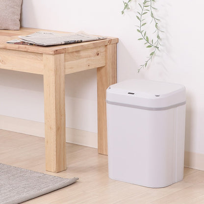 ゴミ箱ごみ箱ふた付きセンサー自動開閉おしゃれ12l丸型長方形自動開閉全自動開閉式ダストボックスごみばこ12リットル洗面所小さい臭わない蓋付き省スペースリビングコンパクト12Lかわいい中身見えない室内スリム一人暮らし小型ミニ