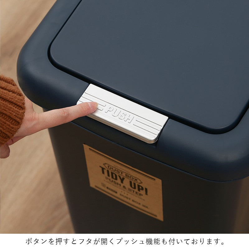 ゴミ箱ごみ箱30リットルふた付きペダル大容量おしゃれ30lキッチンダストボックスごみばこプッシュ式大型臭わない蓋付きスリム省スペース30L袋中身見えないペット犬猫いたずら防止室内一人暮らし長方形リビング洗面所かわいい開閉