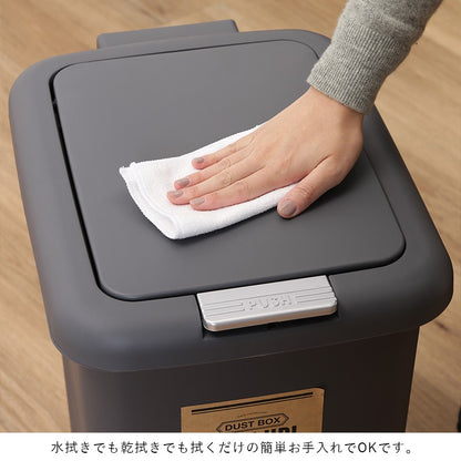 ゴミ箱ごみ箱45リットルふた付きペダル大容量おしゃれ45lキッチンダストボックスごみばこプッシュ式大型臭わない蓋付きスリム省スペース45L袋中身見えないペット犬猫いたずら防止室内一人暮らし長方形リビング洗面所かわいい開閉