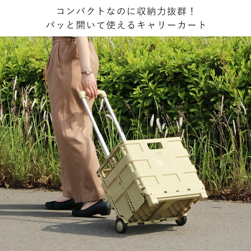 キャリーカート軽量折りたたみ買い物コンテナキャリーアウトドア2輪コンパクトキャリーボックスショッピングカート買い物用折り畳み輪軽いコロコロミニアウトドアワゴン頑丈折り畳み式旅行超コンパクトキャンプコンテナキャリーコンテナカート