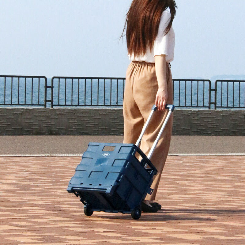 キャリーカート軽量折りたたみ買い物コンテナキャリーアウトドア2輪コンパクトキャリーボックスショッピングカート買い物用折り畳み輪軽いコロコロミニアウトドアワゴン頑丈折り畳み式旅行超コンパクトキャンプコンテナキャリーコンテナカート