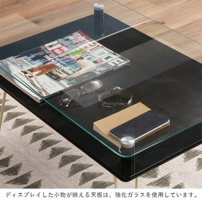 ローテーブル折りたたみ小さめテーブル折りたたみテーブル小さい北欧おしゃれミニテーブルガラス軽い折り畳みテーブル机7550軽量ミニ座卓折り畳み和室コンパクト棚付き一人暮らしちゃぶ台リビングソファロー折れ脚リビングテーブル簡易黒