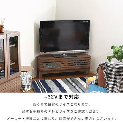 テレビ台ローボードコーナー収納キャスターガラス32インチ100cm幅テレビボードTV台TVボードテレビラックゲーム機収納テレビ台棚三角おしゃれ一人暮らしラック扉移動小さいキャスター付きコーナーテレビ台小さいサイズゲーム収納24型小型