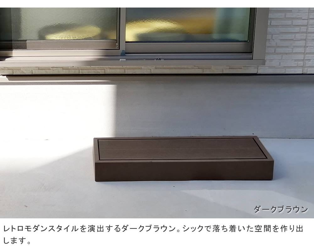 人工木ウッドデッキecomoku（エコモク）ステップ