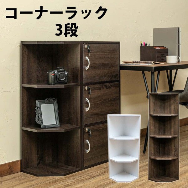 コーナーオープンラック