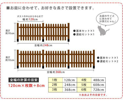 ウッドフェンス用ポール1760ハイタイプ単品販売フェンス木製フェンスピケフェンス天然木製ガーデンフェンスガーデニング枠柵仕切り目隠し境目クラシカルアンティークトレリスベランダつる薔薇バラ朝顔園芸ラティス
