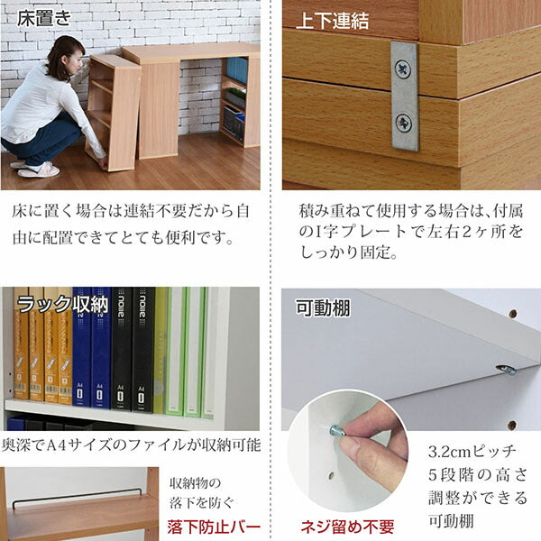 デスク組み換えユニットデスク本棚付き幅100コンパクト机シェルフ付きデスク書斎机パソコンデスクオフィスデスク棚付き薄型デスクワークデスク